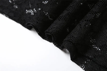 Nibber Sexy See Through Lace Sleeveless Long Dress Women Patchwork Summer Backless V-neck Side Slit Party Evening Maxi Vestidos